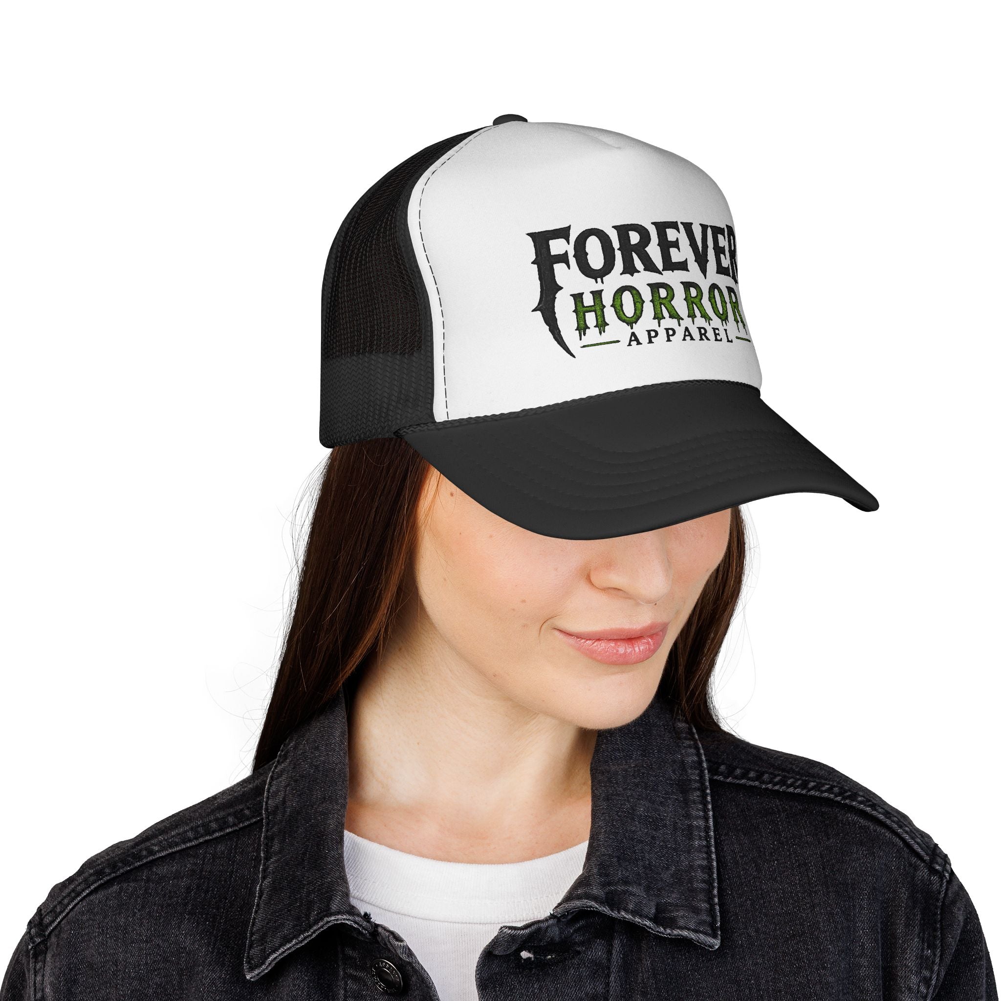 Horror Trucker Hat — "Forever Horror Apparel" Mesh Cap