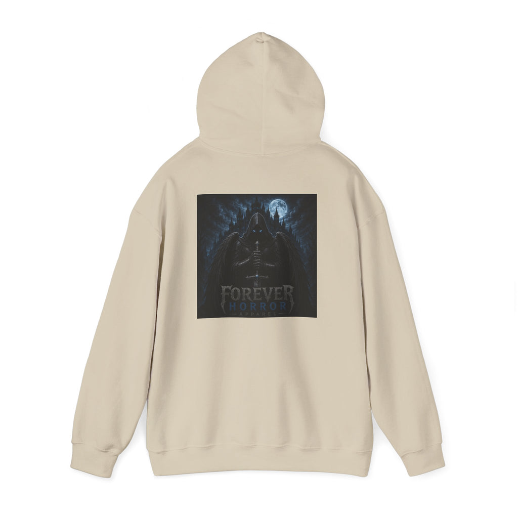 Hoodie — 'Forever Horror' Raven Wings Graphic Pullover