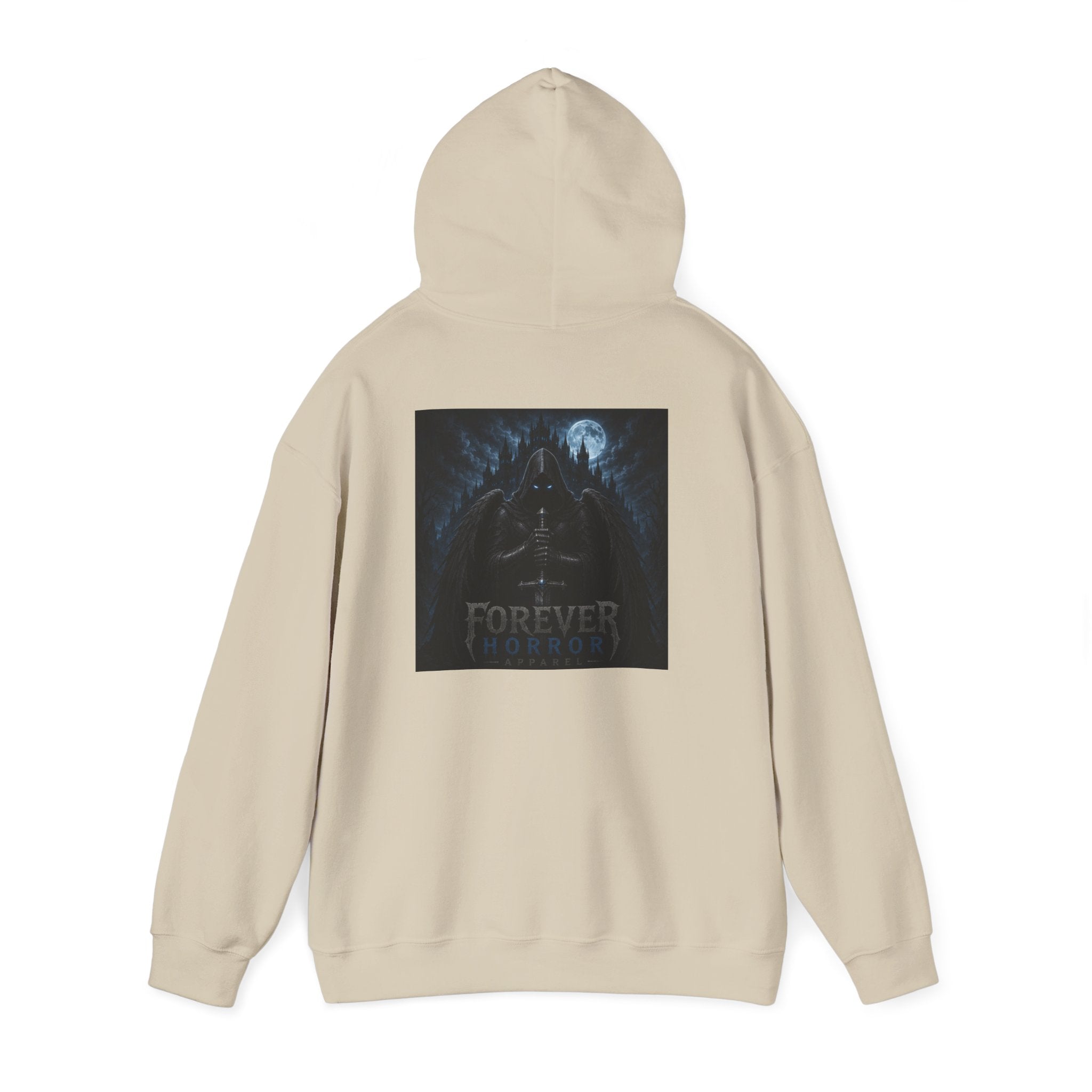 Hoodie — 'Forever Horror' Raven Wings Graphic Pullover