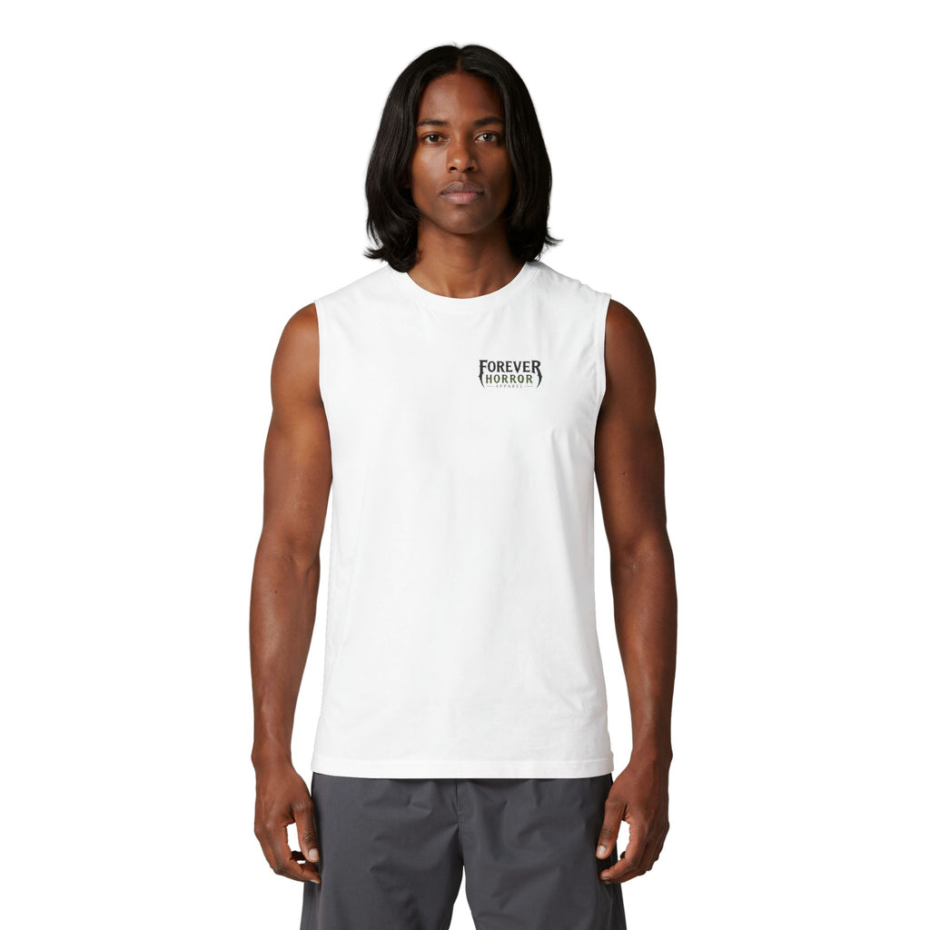Forever Horror Muscle Tank — Graphic Back Logo Sleeveless Tee