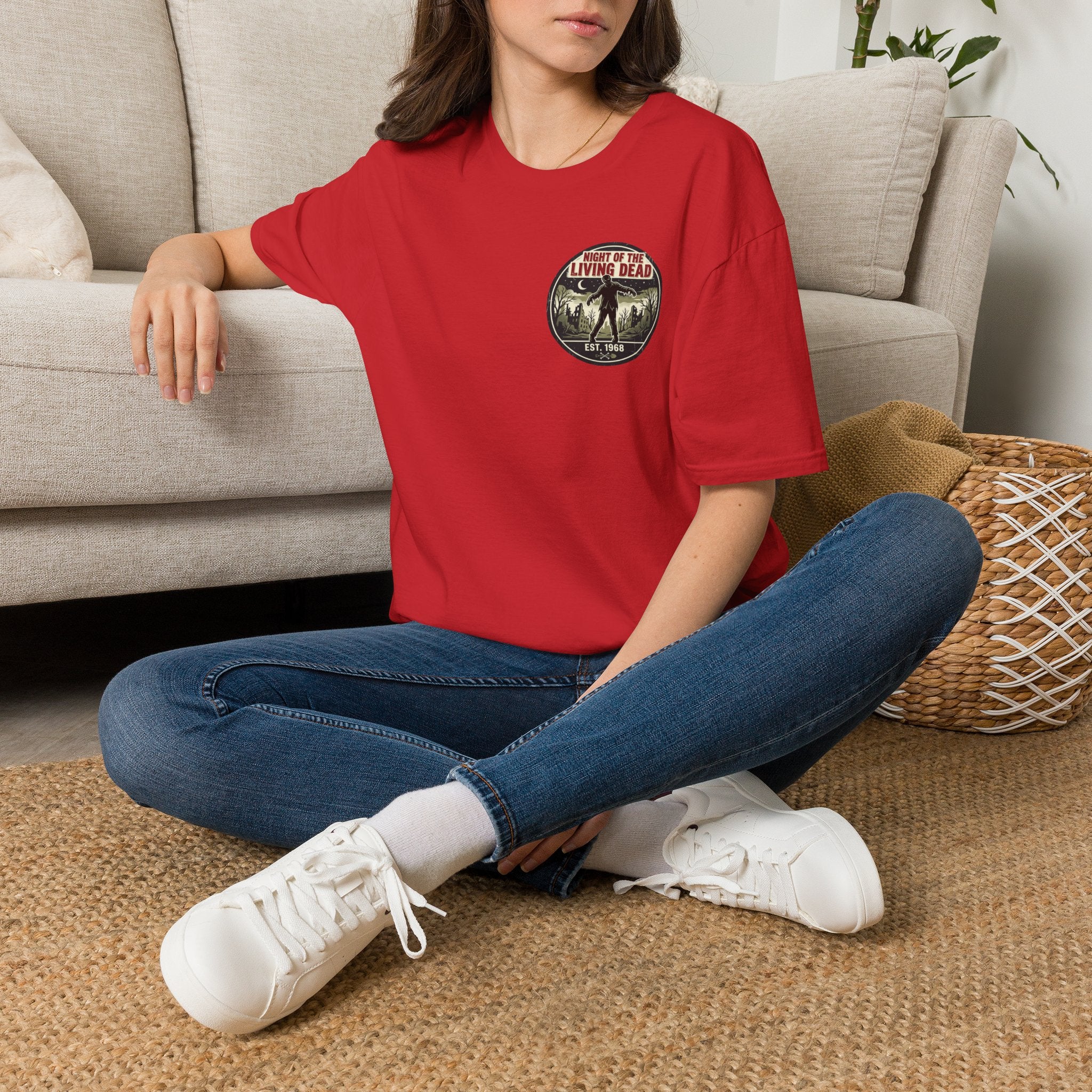 Night of the Living Dead T‑Shirt — Vintage Horror Movie Logo Tee