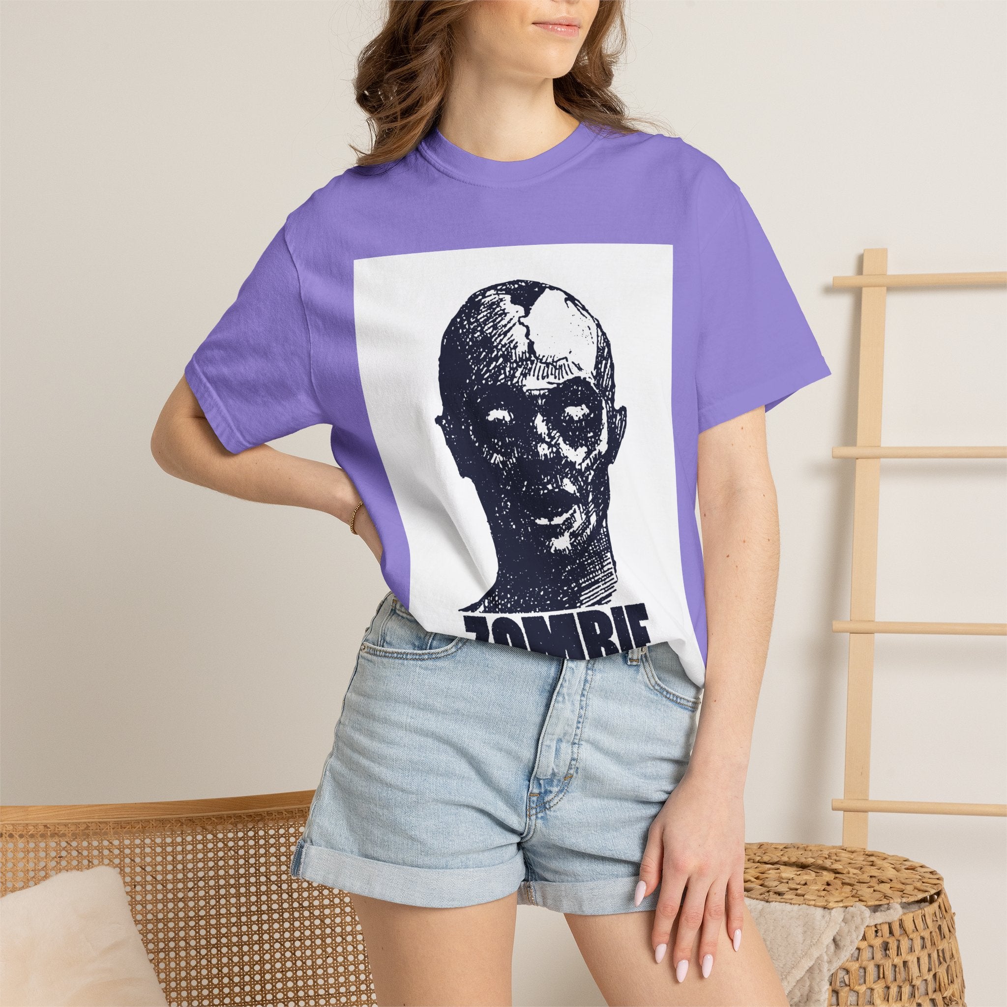Zombie Graphic T-Shirt — Vintage Horror Head Tee