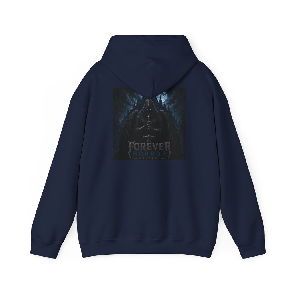 Hoodie — 'Forever Horror' Raven Wings Graphic Pullover