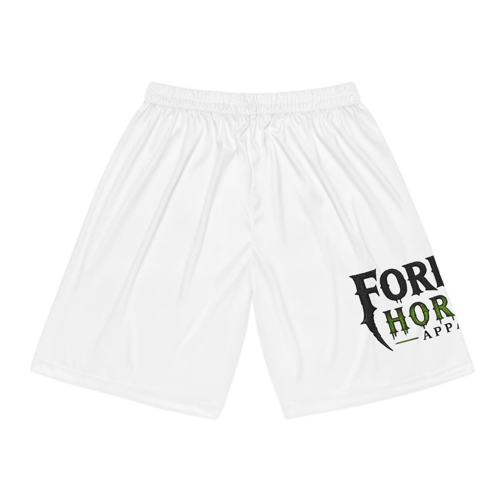 Basketball Shorts — 'Forever Horror' Logo Athletic Shorts