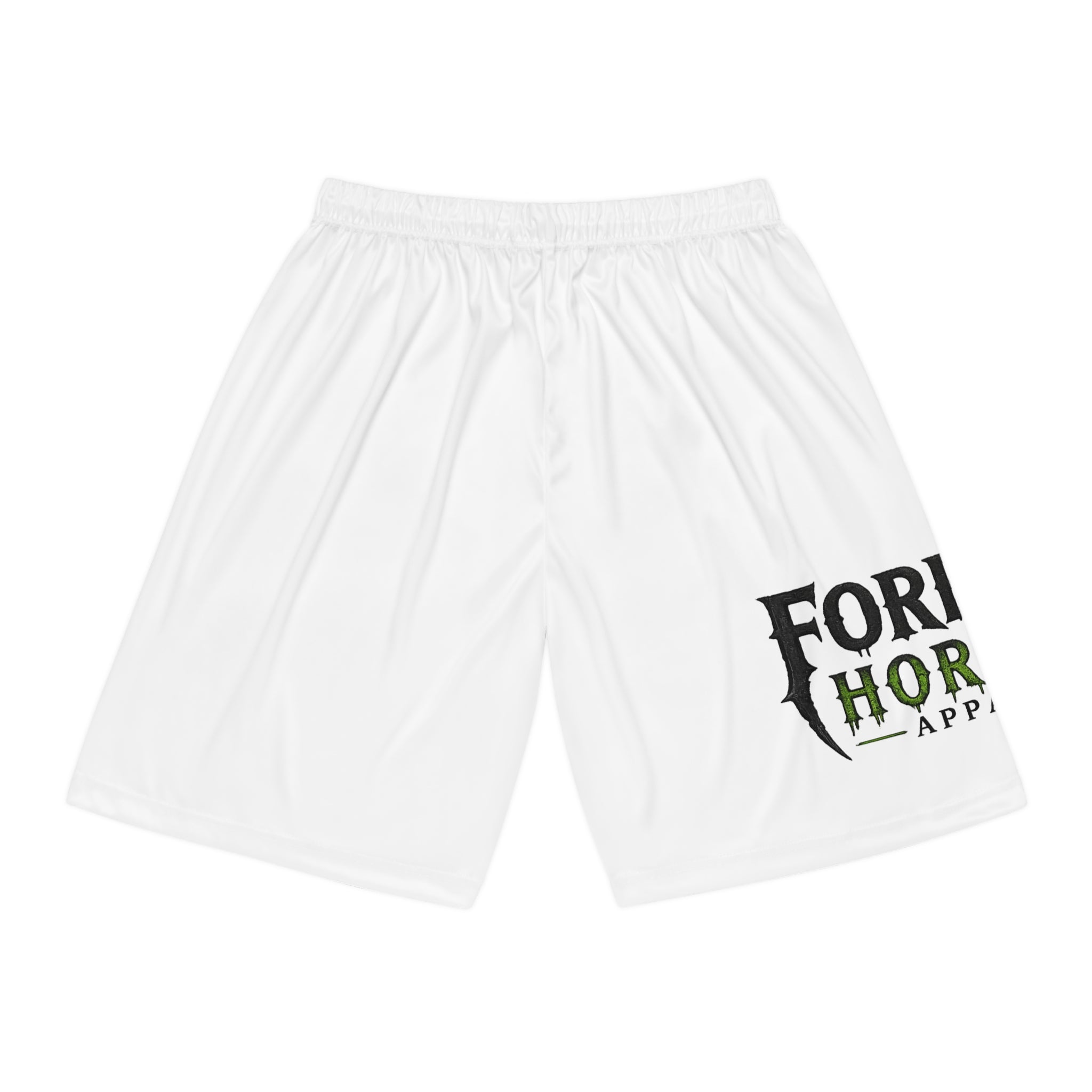 Basketball Shorts — 'Forever Horror' Logo Athletic Shorts